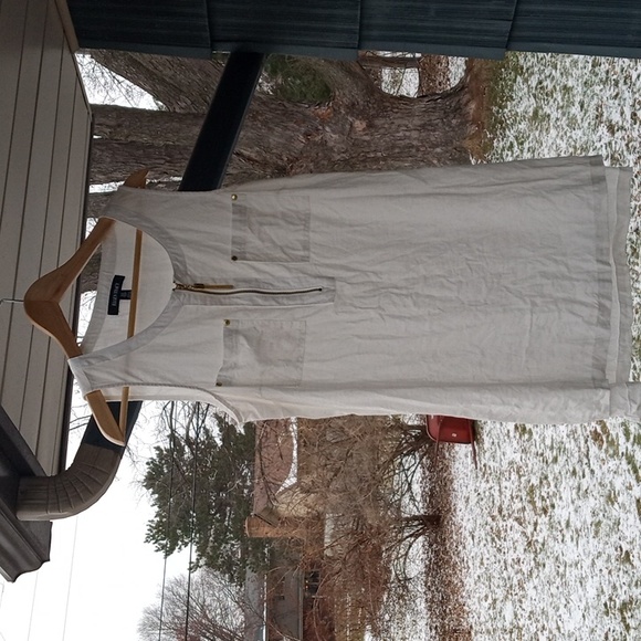 Linen tunic top Med Ellen Tracy - Picture 2 of 9